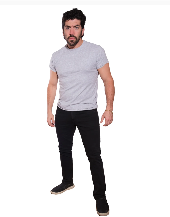 Slim Fit / Steel (Faded Black)