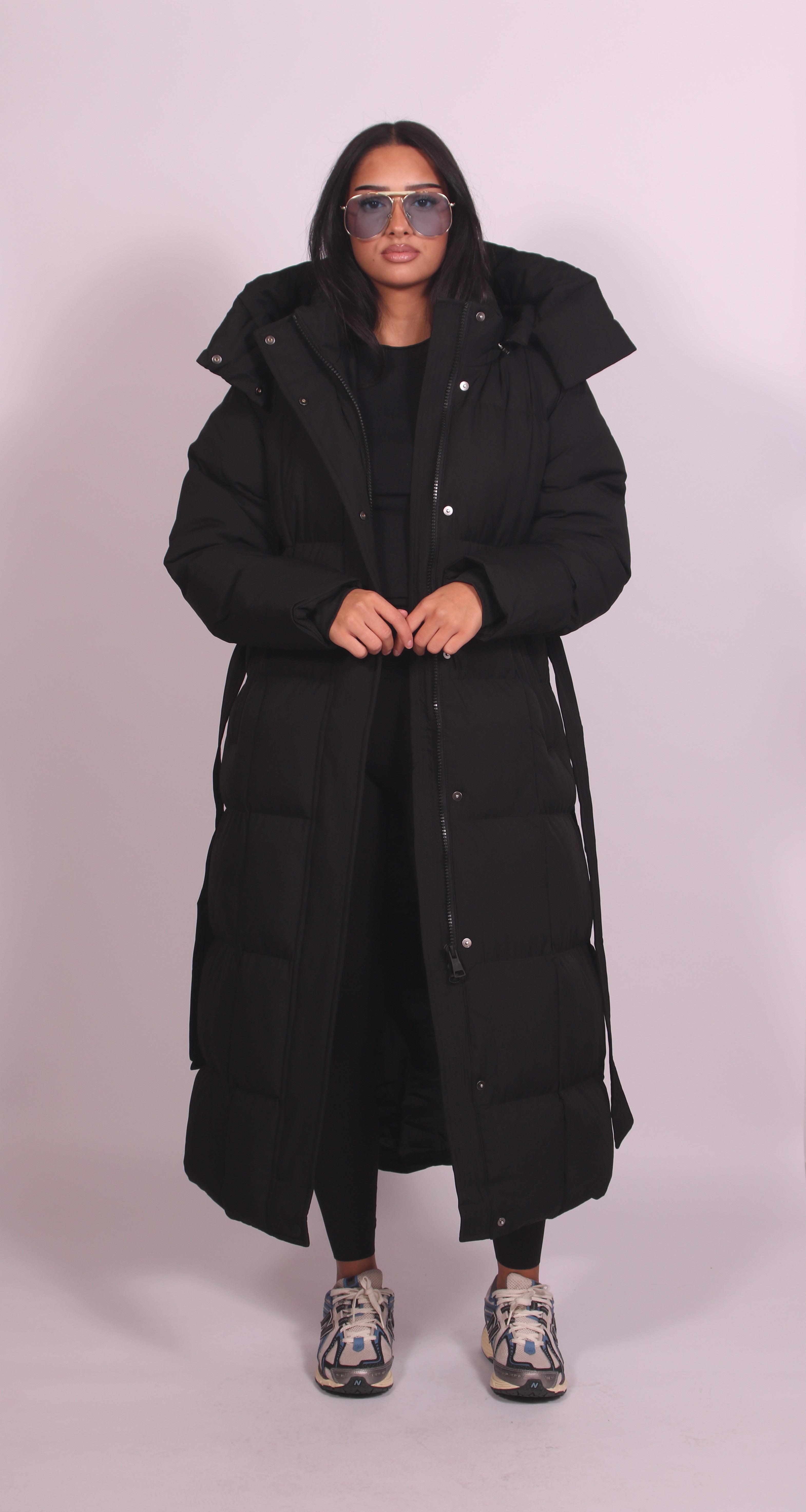 CityGuard Longline Hooded Puffer Coat