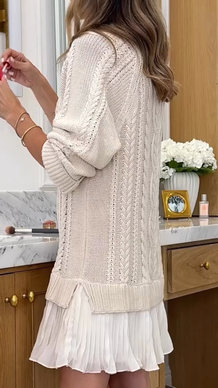 Cozy Knit Sweater Dress
